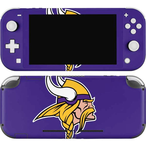 NFL Minnesota Vikings Retro Logo Nintendo Switch Lite Skin
